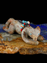 Picasso Marble Fox Zuni Fetish