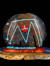 Large Fossil Stone Bear Zuni Fetish
