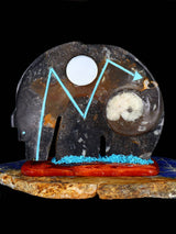 Large Fossil Stone Bear Zuni Fetish