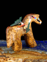 Onyx Horse Zuni Fetish