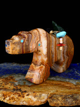 Onyx Bear Zuni Fetish