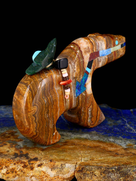 Onyx Bear Zuni Fetish