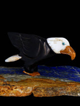 Black Jet Eagle Zuni Fetish