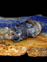 Picasso Marble Badger Zuni Fetish - PuebloDirect.com