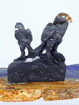 Picasso Marble Eagles Zuni Fetish - PuebloDirect.com
