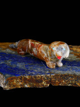 Picasso Marble Dachshund Zuni Fetish