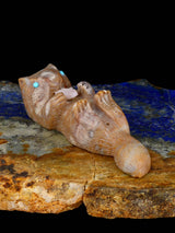 Picasso Marble Otter Zuni Fetish
