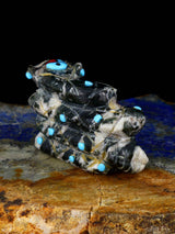 Fetiche Zuni de la serpiente dolomita