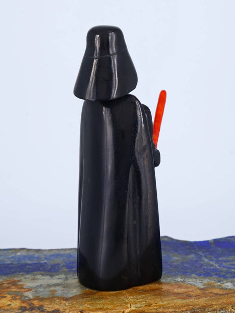 Jet Darth Vader Zuni Fetish