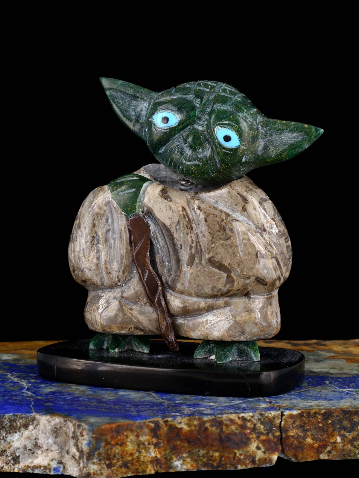 Serpentine Yoda Zuni Fetish