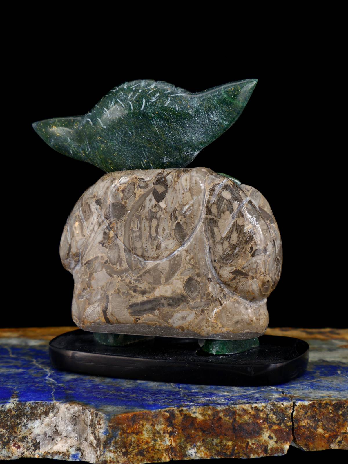 Serpentine Yoda Zuni Fetish
