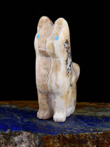 Onyx Dog Zuni Fetish - PuebloDirect.com