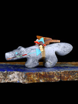Marble Wolf Zuni Fetish - PuebloDirect.com