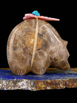 Fossil Stone Bear Zuni Fetish - PuebloDirect.com