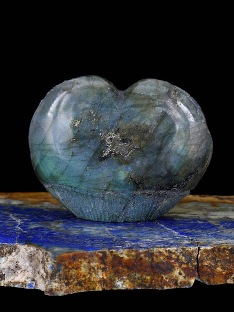 Labradorite Double Maiden Zuni Fetish - PuebloDirect.com