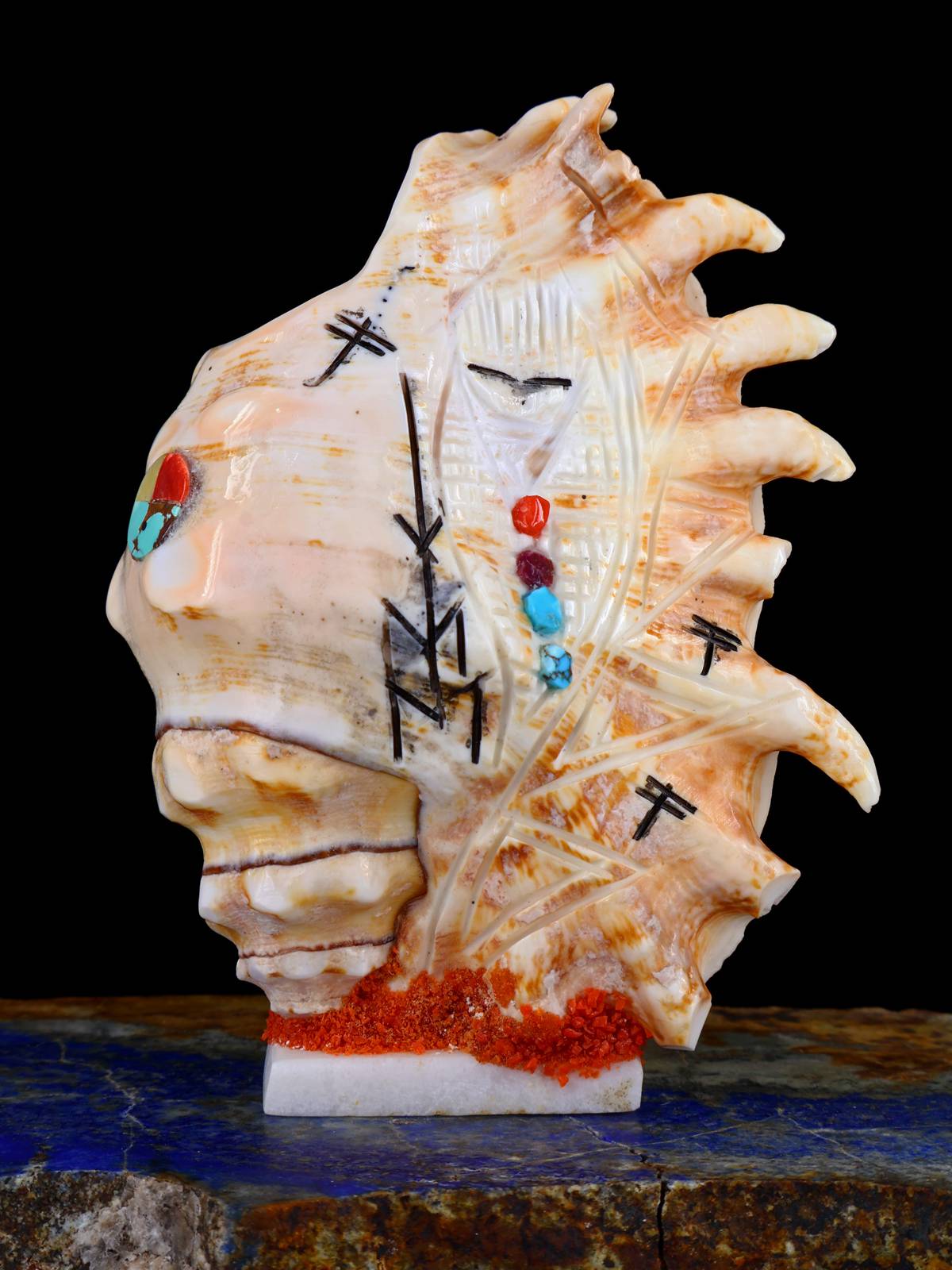 Shell Maiden Zuni Fetish - PuebloDirect.com