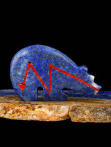 Lapis Bear Zuni Fetish - PuebloDirect.com
