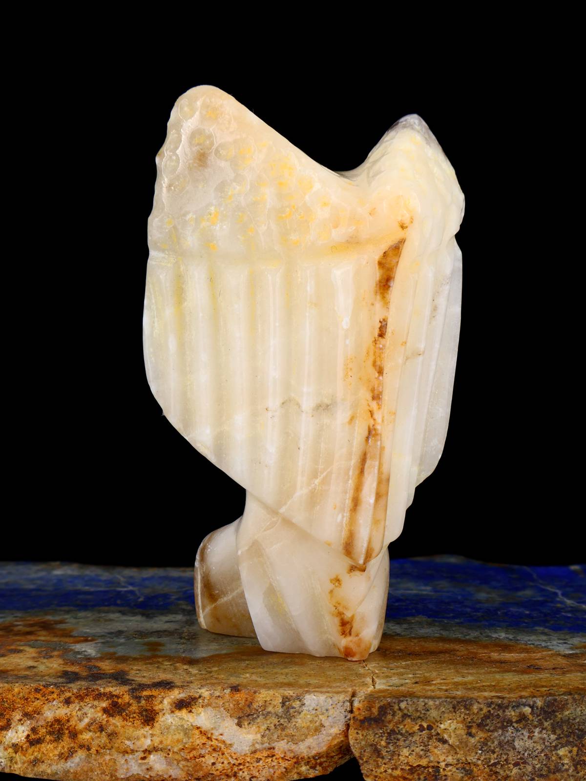 Onyx Eagle Zuni Fetish - PuebloDirect.com