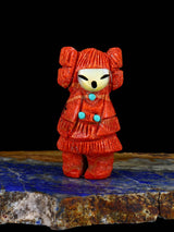 Apple Coral Maiden Zuni Fetish - PuebloDirect.com