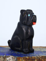 Black Jet Dog Zuni Fetish