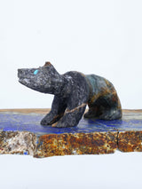 Picasso Marble Bear Zuni Fetish