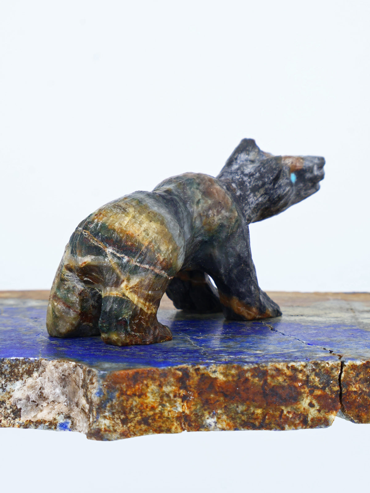 Picasso Marble Bear Zuni Fetish