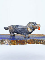 Picasso Marble Dog Zuni Fetish
