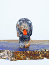 Picasso Marble Dog Zuni Fetish