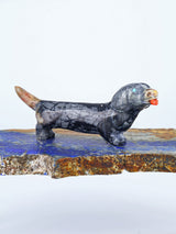 Picasso Marble Dog Zuni Fetish