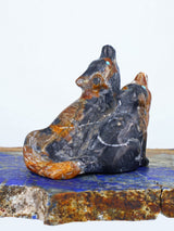Picasso Marble Coyotes Zuni Fetish