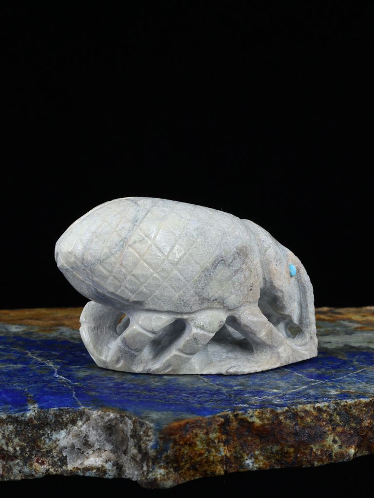 Picasso Marble Bug Zuni Fetish - PuebloDirect.com