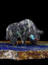 Turquoise Buffalo Zuni Fetish