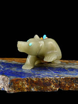 Serpentine Bear Navajo Stone Carving
