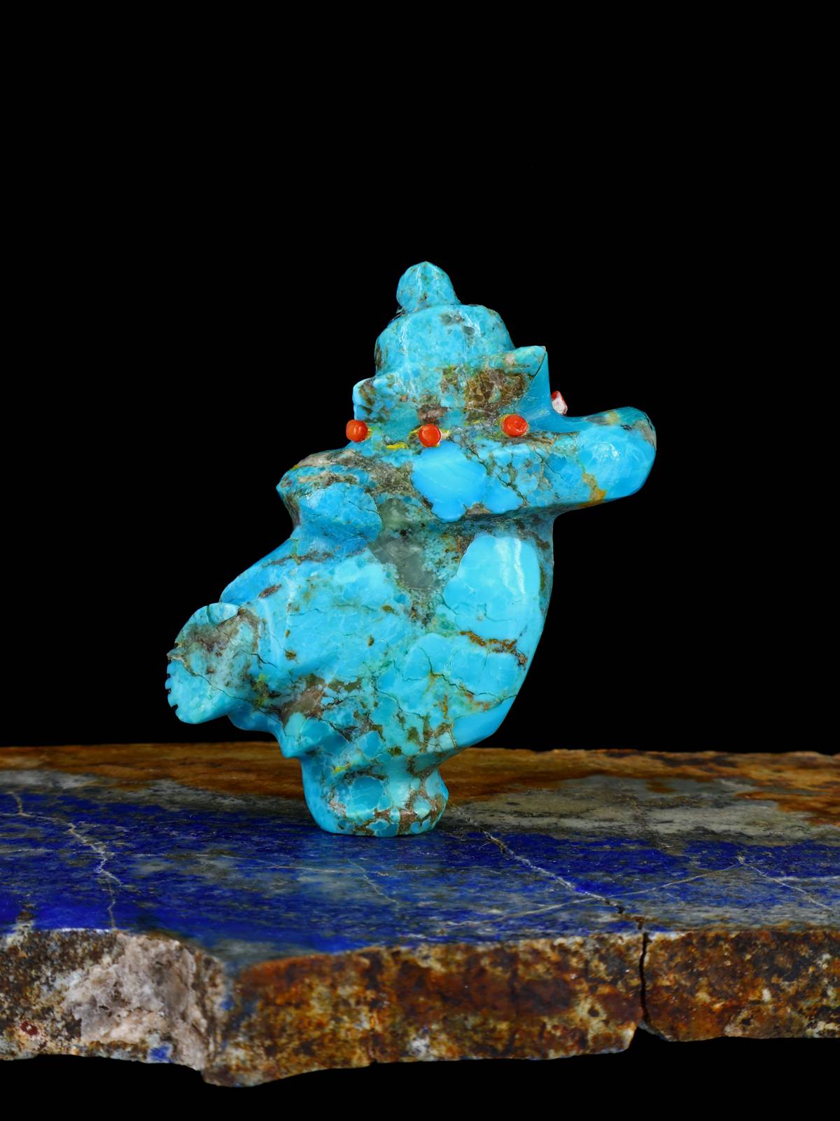 Turquoise Bear Zuni Fetish