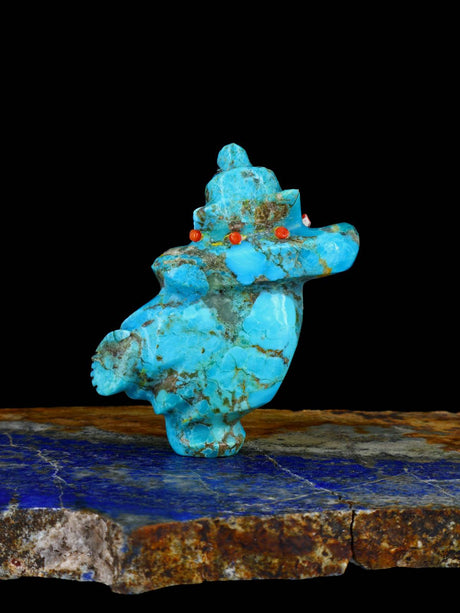 Turquoise Bear Zuni Fetish