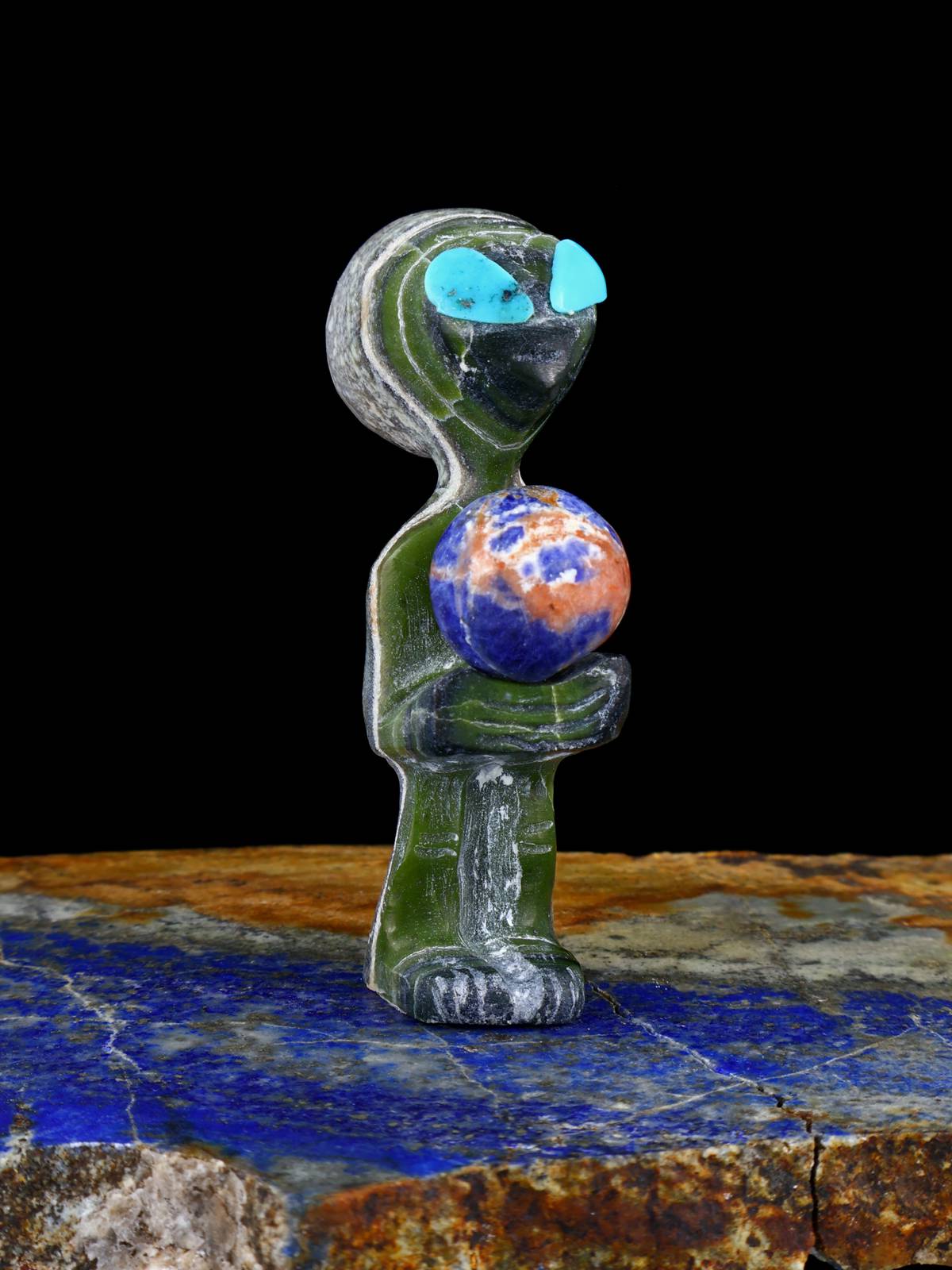 Serpentine Alien Zuni Fetish