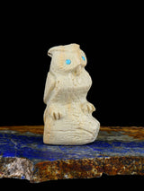 Serpentine Owl Zuni Fetish