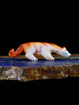 Spiny Oyster Mountain Lion Zuni Fetish