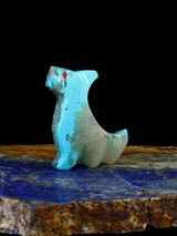 Turquoise Coyote Zuni Fetish