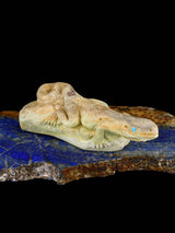 Serpentine Lizard Zuni Fetish