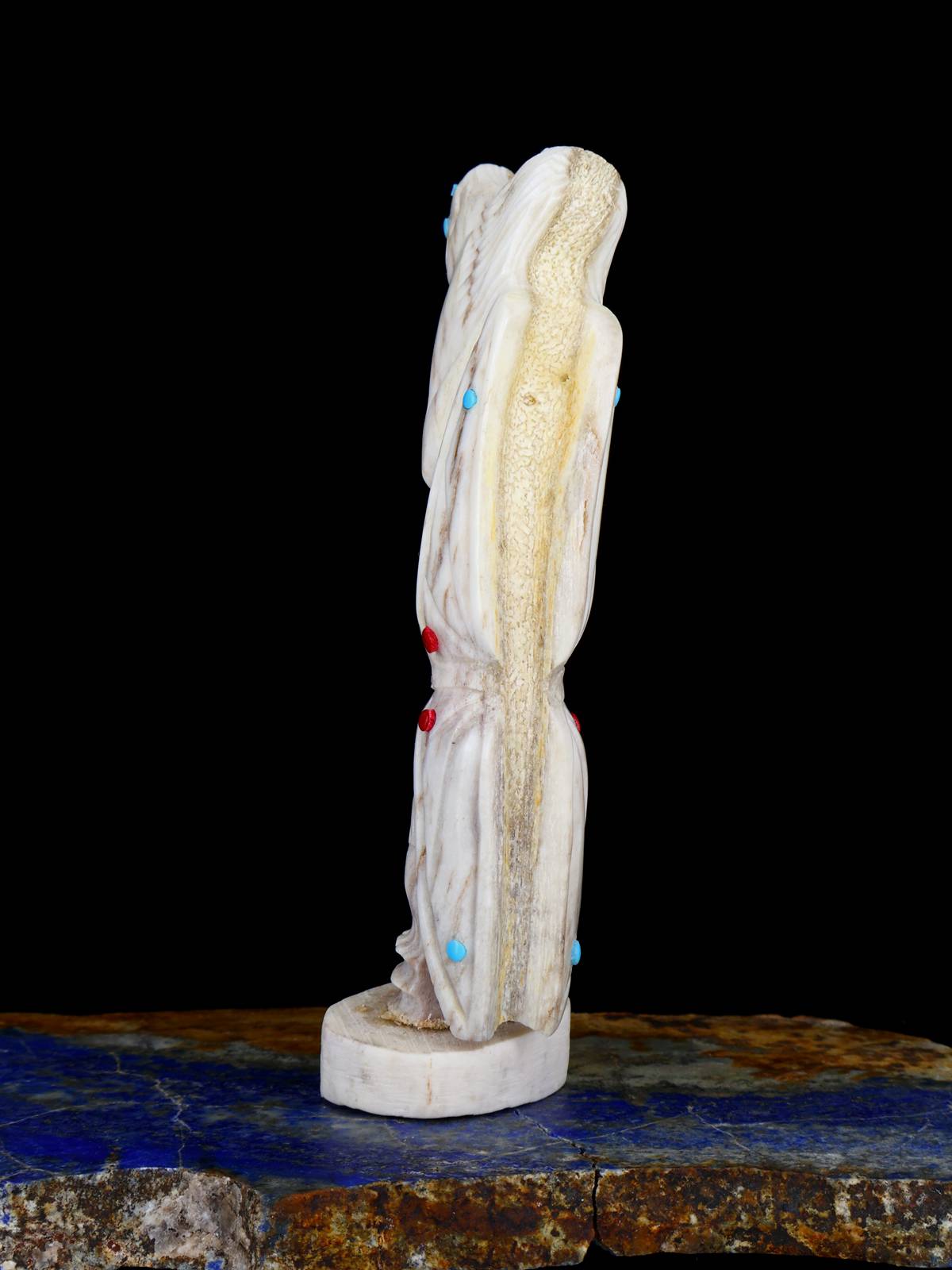 Antler Butterfly Maiden Zuni Fetish Carving