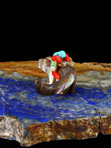Abalone Mountain Lion Zuni Fetish
