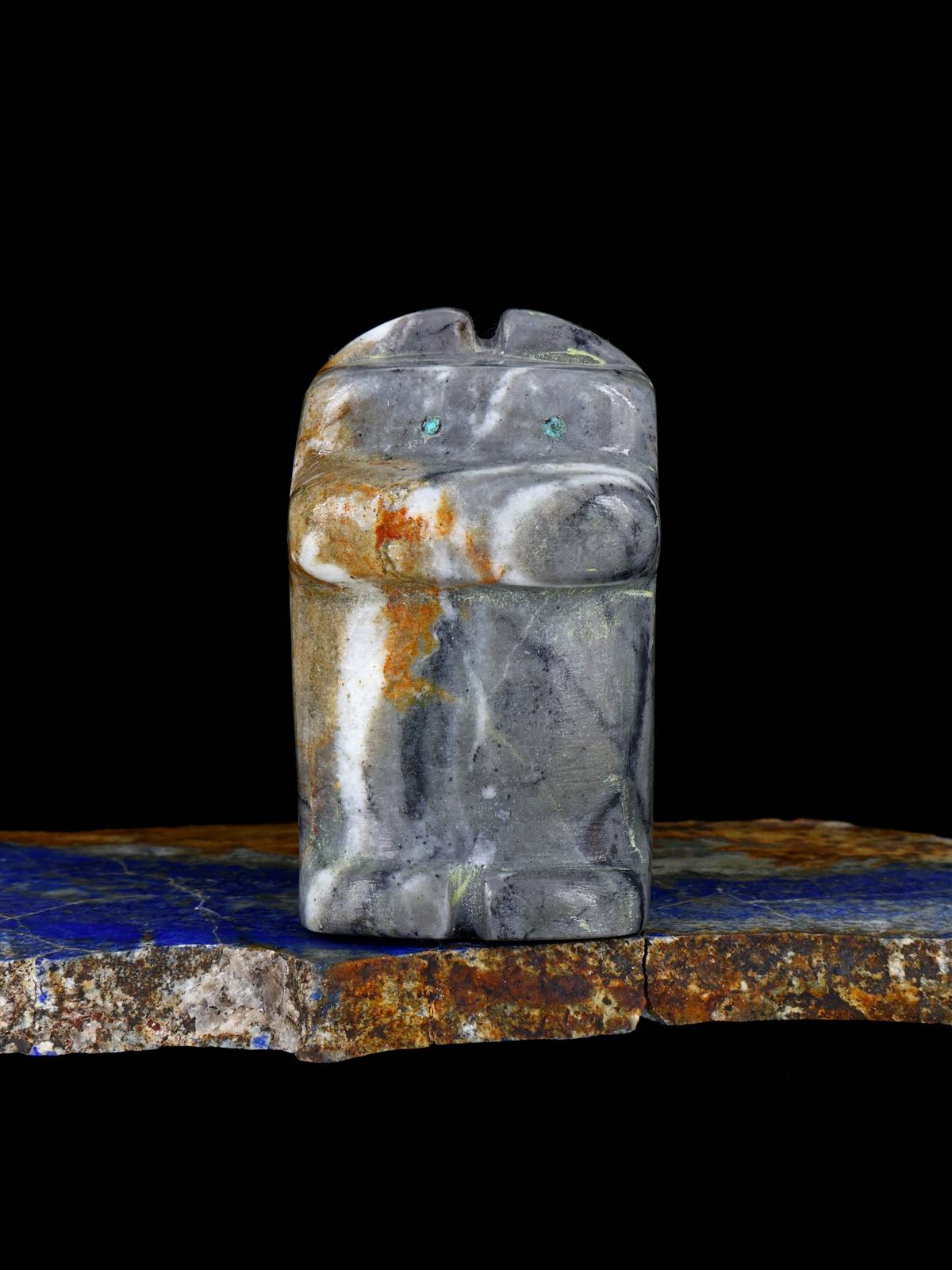Picasso Marble Bear Zuni Fetish