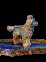 Picasso Marble Dog Zuni Fetish