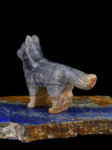 Picasso Marble Dog Zuni Fetish