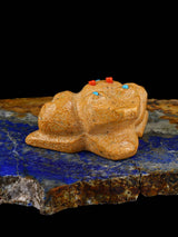 Travertine Frog Zuni Fetish