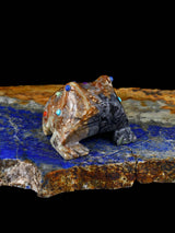 Picasso Marble Frog Zuni Fetish