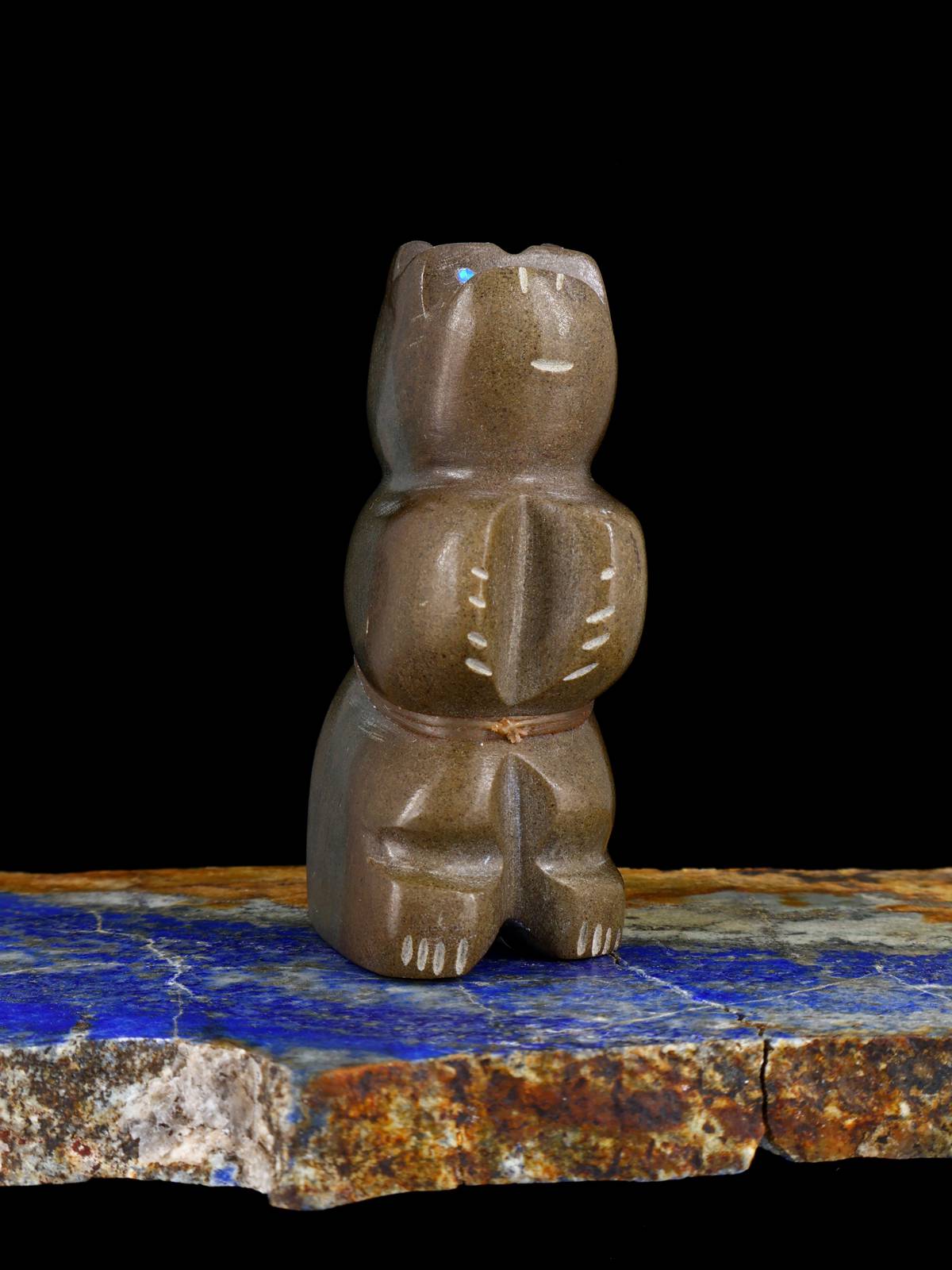 Marble Bear Zuni Fetish