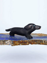 Black Jet Dog Zuni Fetish