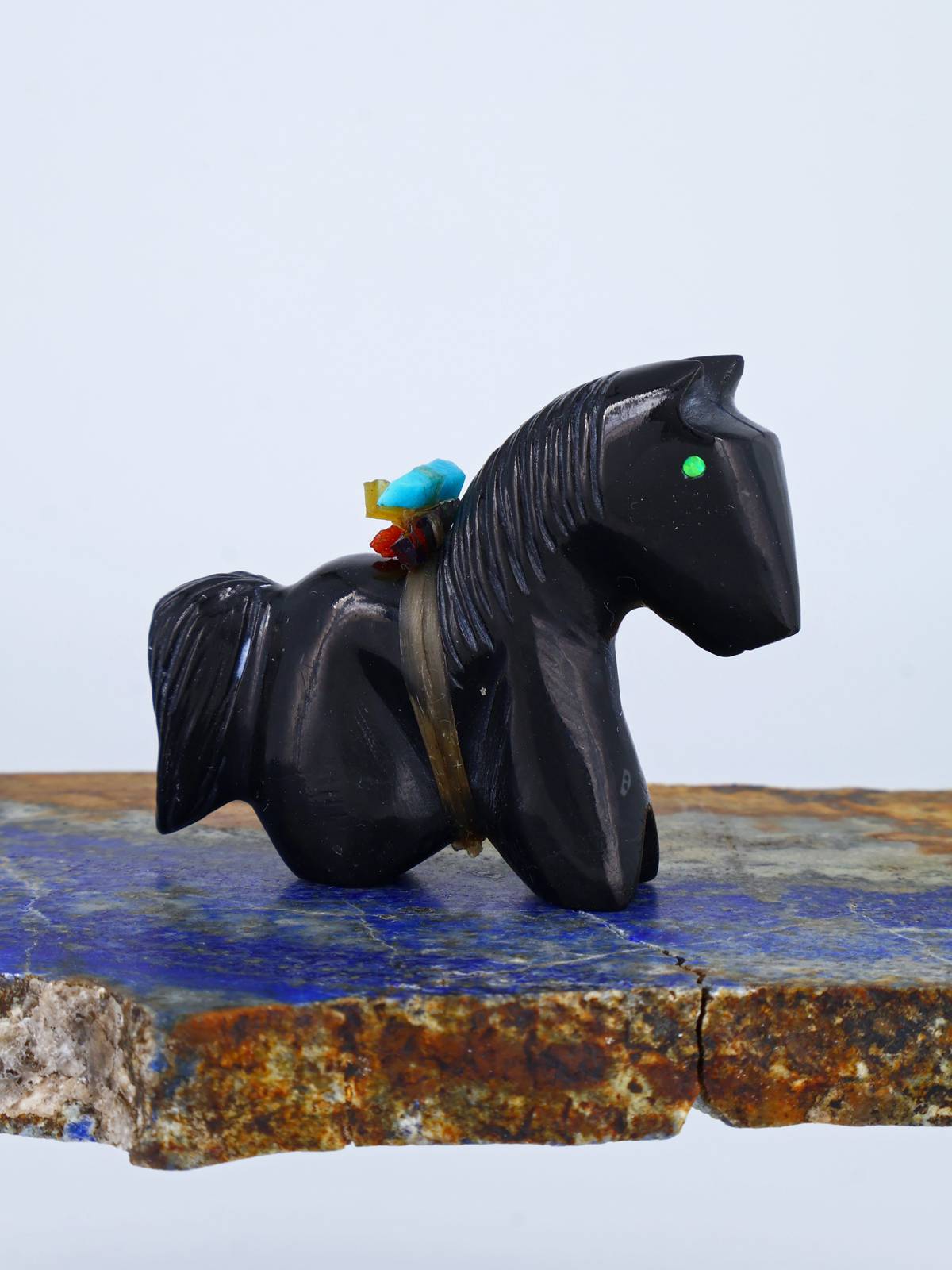 Fetiche Zuni del Caballo de Ónix